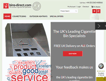 Tablet Screenshot of bins-direct.com